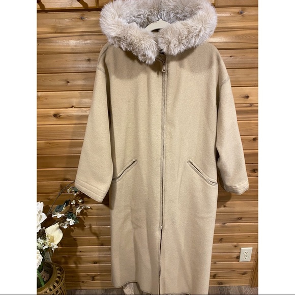 Linda Lundstrom 100% Wool La Parka Vintage Coat - Picture 3 of 16